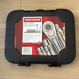 Craftsman 34867 Easy to Read Dual Mark Socket Sets 24 piece 3/8” Drive Inch Set